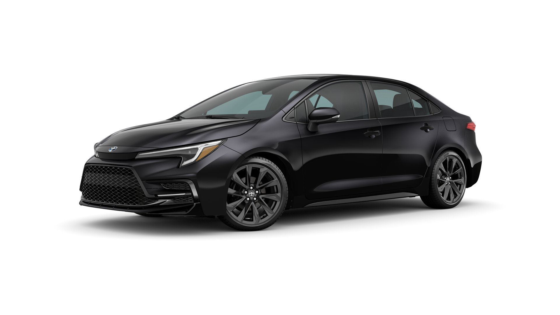 2024 Toyota Hybrid in Midnight Black Metallic.