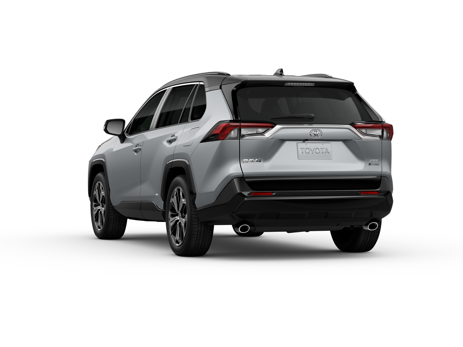 Three-sixty image of 2025 RAV4 Plug-In Hybrid in Silver Sky Metallic/Midnight Black Metallic Roof