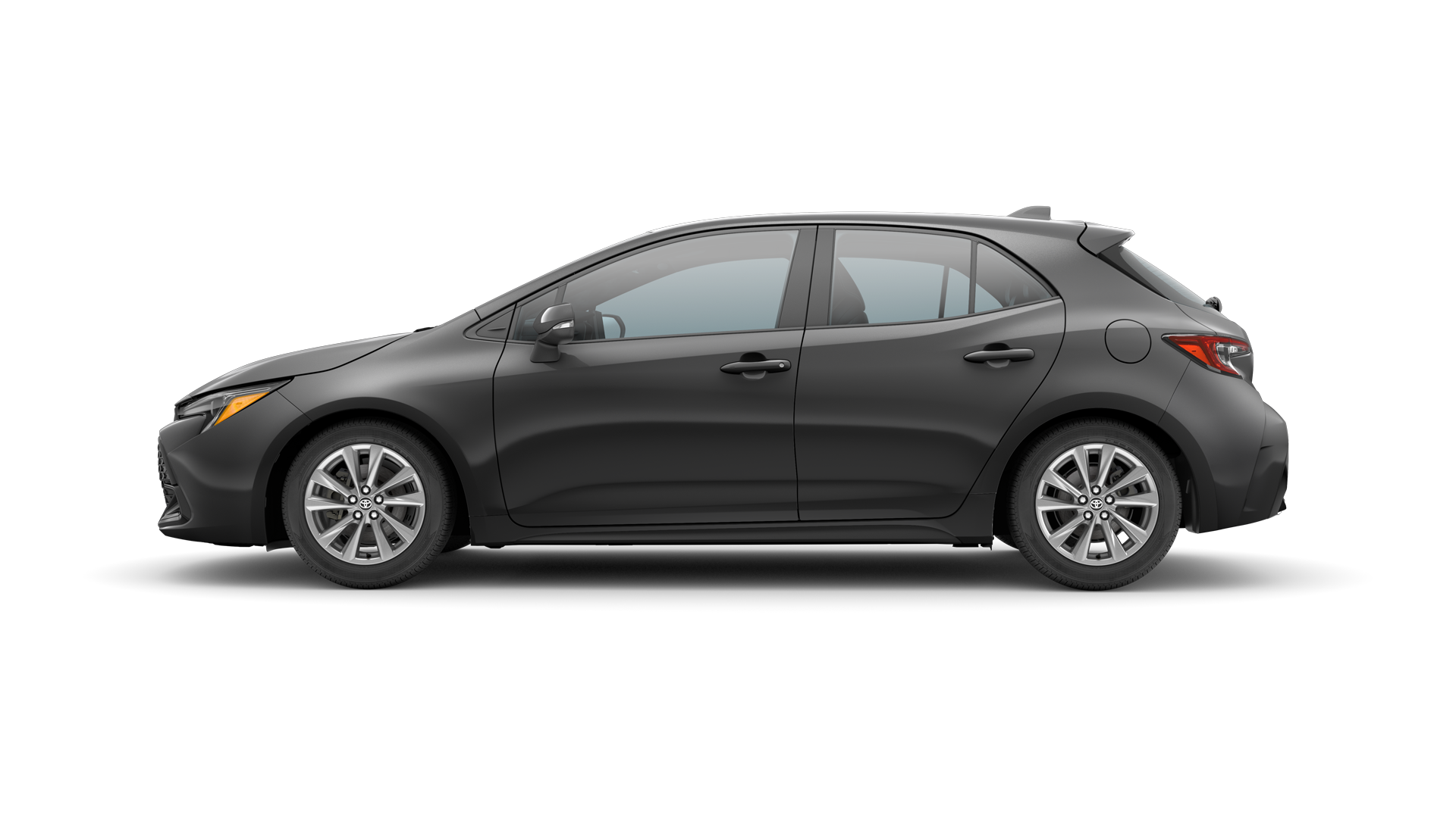 2025 Toyota Hatchback in Magnetic Gray Metallic.
