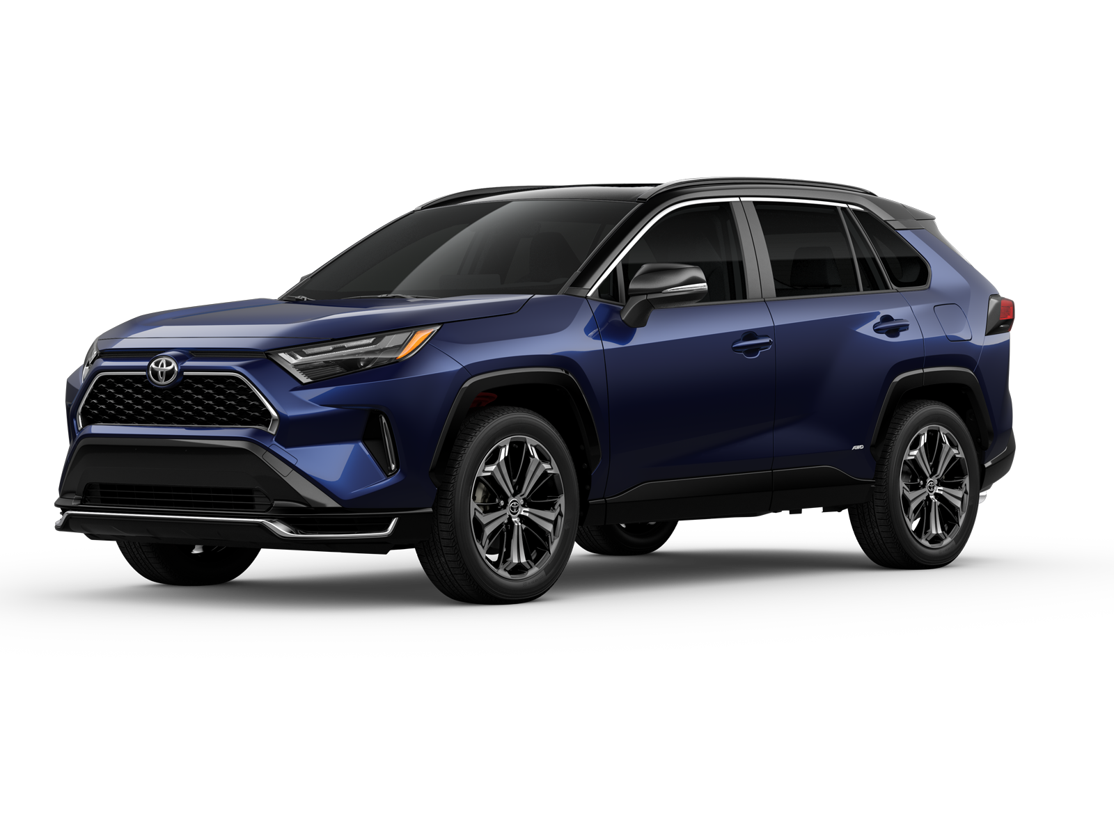 Three-sixty image of 2025 RAV4 Plug-In Hybrid in Blueprint/Midnight Black Metallic Roof