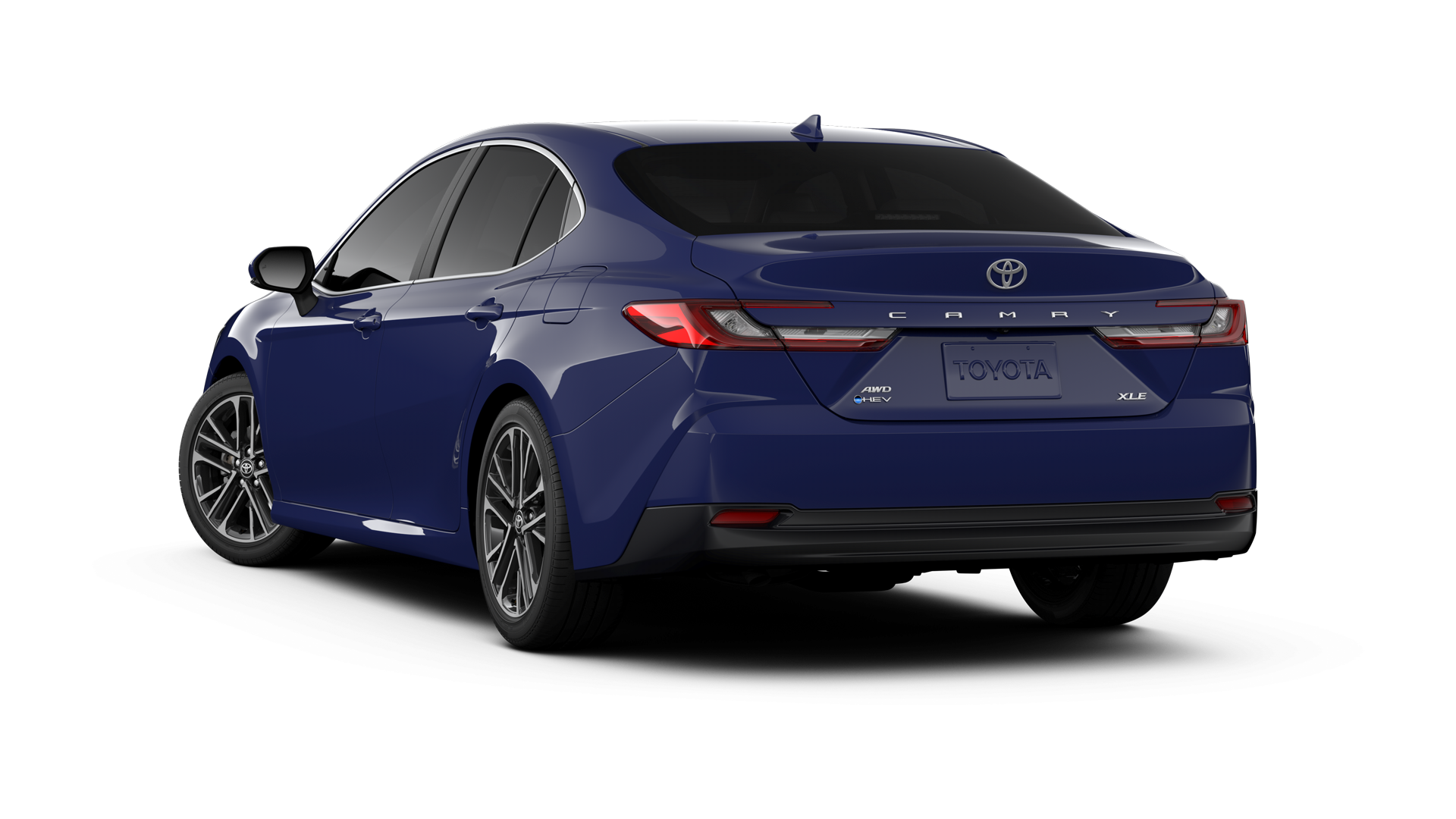 2025 Toyota Camry in Reservoir Blue.