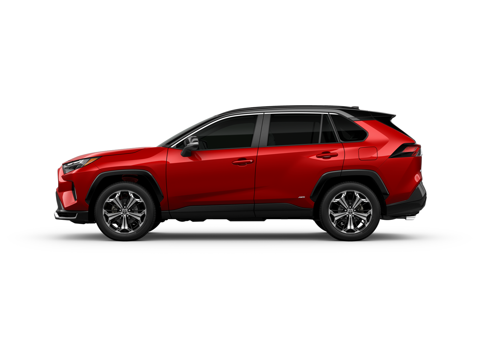 Three-sixty image of 2025 RAV4 Plug-In Hybrid in Supersonic Red/Midnight Black Metallic Roof*