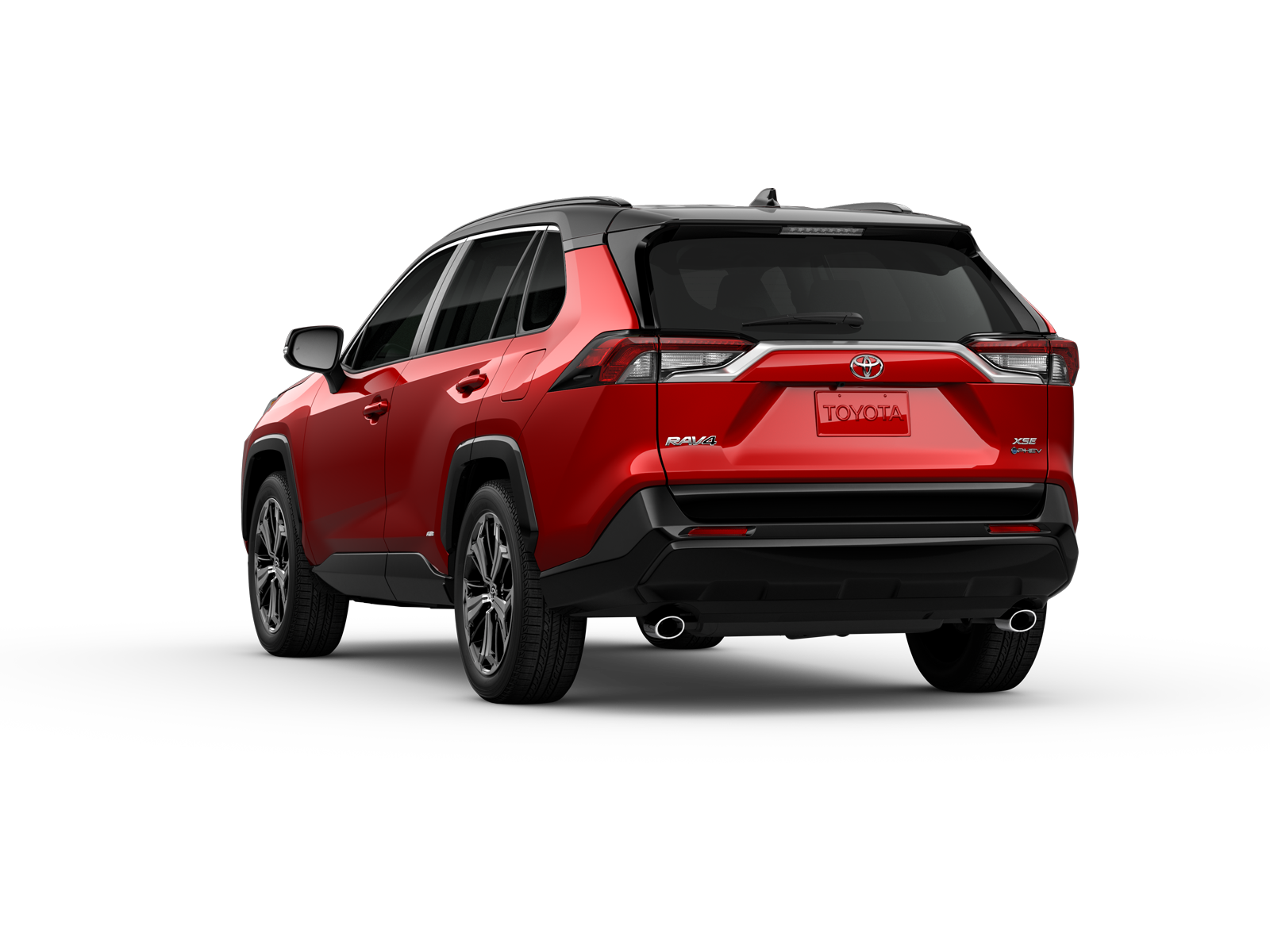 Three-sixty image of 2025 RAV4 Plug-In Hybrid in Supersonic Red/Midnight Black Metallic Roof*