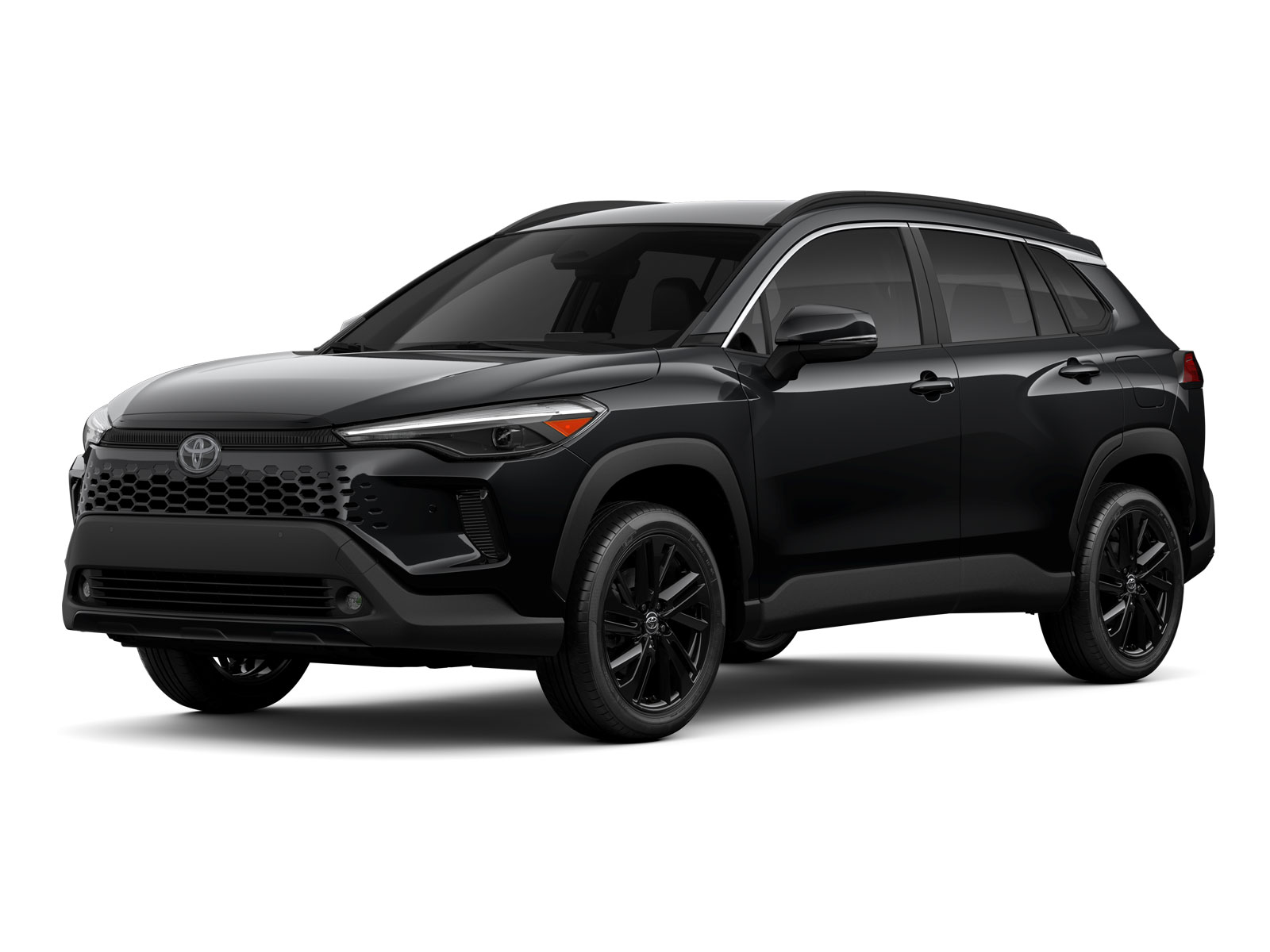 Three-sixty image of 2026 Corolla Cross Hybrid in Jet Black