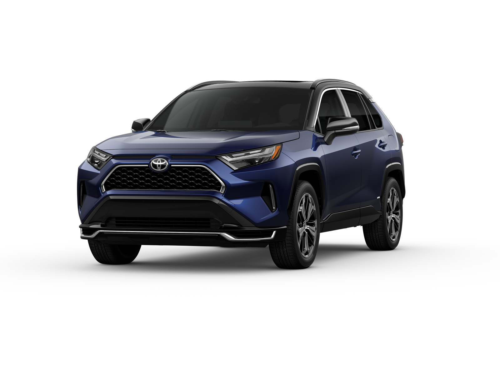 Three-sixty image of 2025 RAV4 Plug-In Hybrid in Blueprint/Midnight Black Metallic Roof