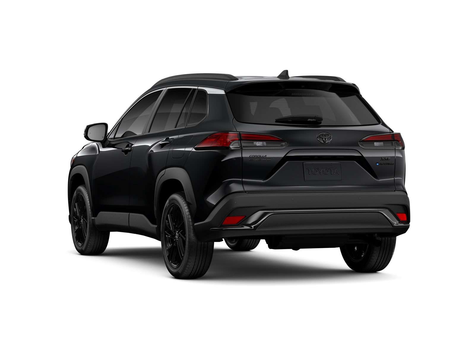 Three-sixty image of 2026 Corolla Cross Hybrid in Jet Black
