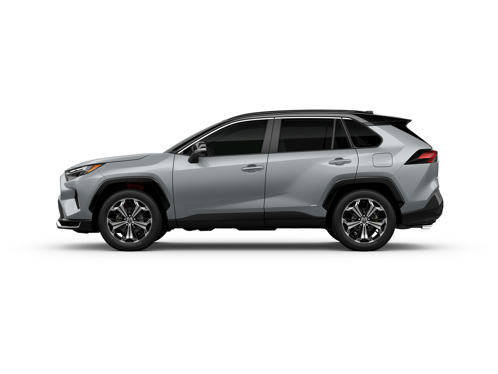 Three-sixty image of 2025 RAV4 Plug-In Hybrid in Silver Sky Metallic/Midnight Black Metallic Roof