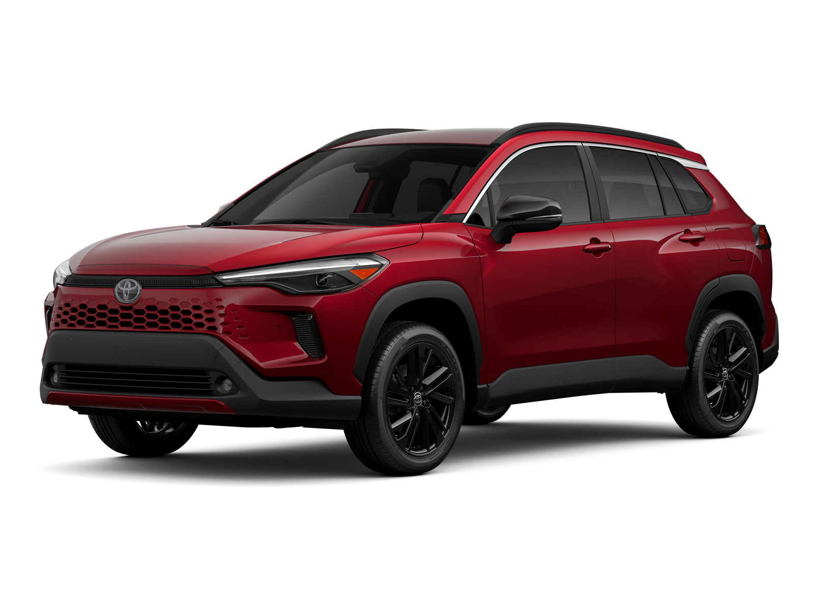 Three-sixty image of 2026 Corolla Cross Hybrid in Soul Red Crystal*