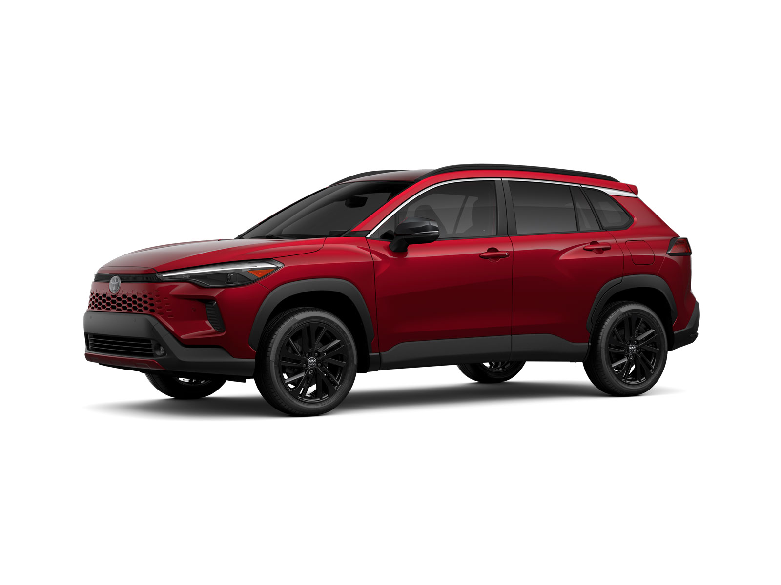 Three-sixty image of 2026 Corolla Cross Hybrid in Soul Red Crystal*