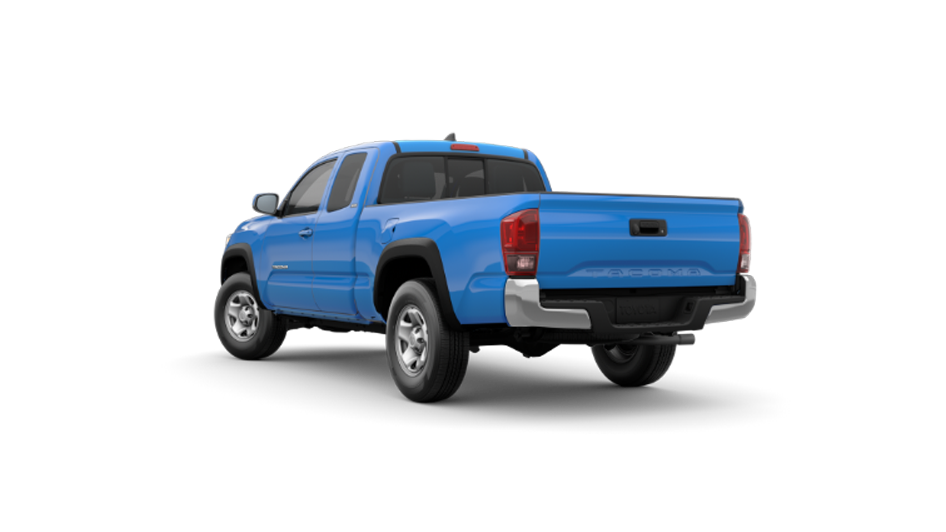 2021 Toyota Tacoma in Voodoo Blue.
