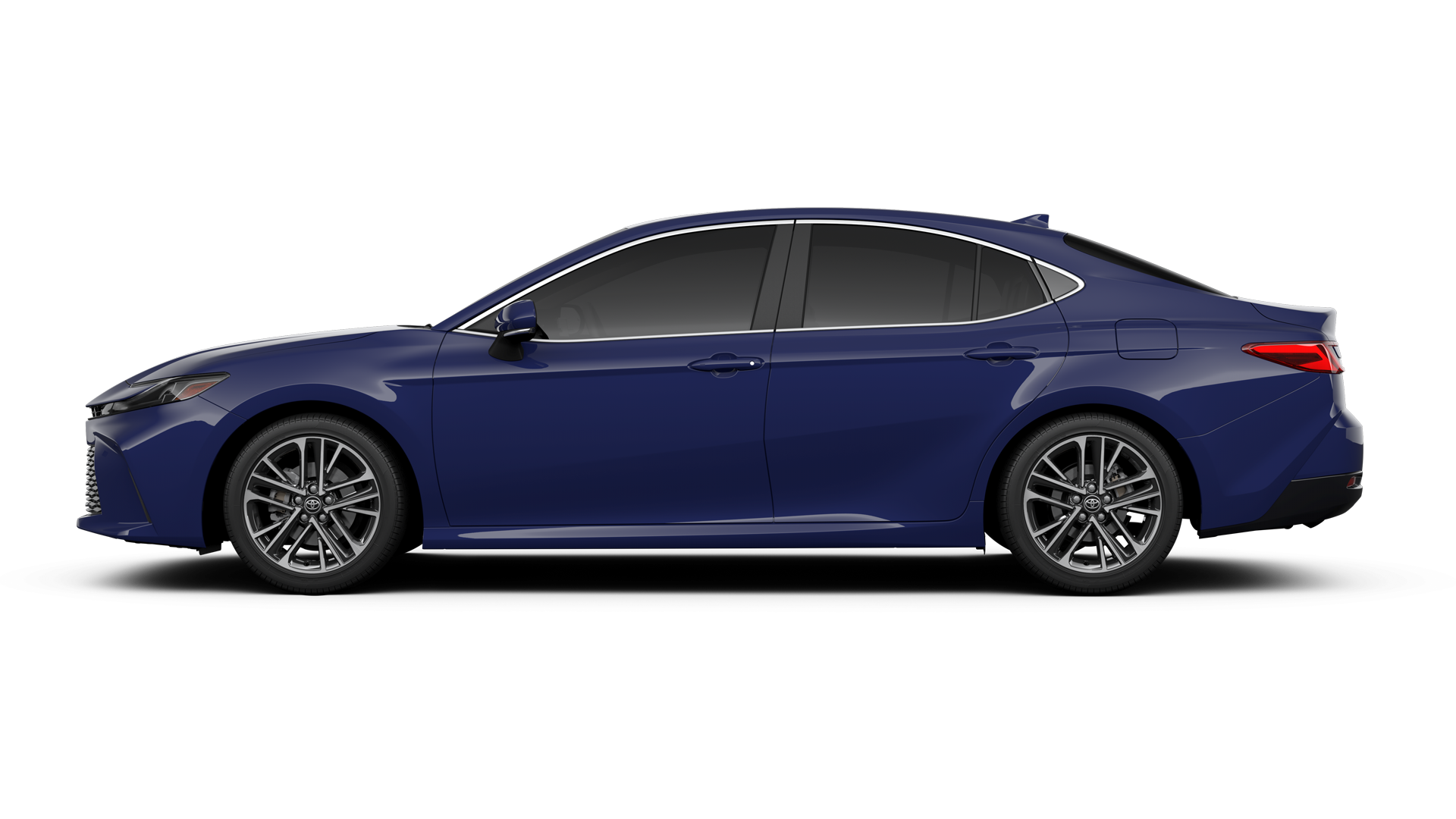 2025 Toyota Camry in Reservoir Blue.